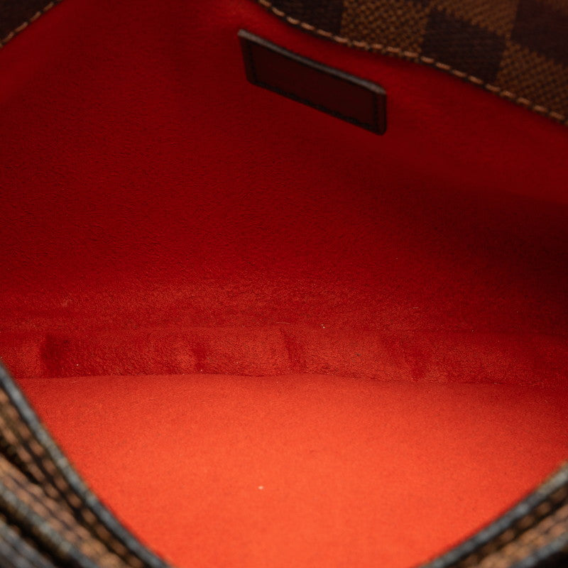 Louis Vuitton Damier Overnight Shoulder Bag N51129 Brown PVC Leather  Louis Vuitton
