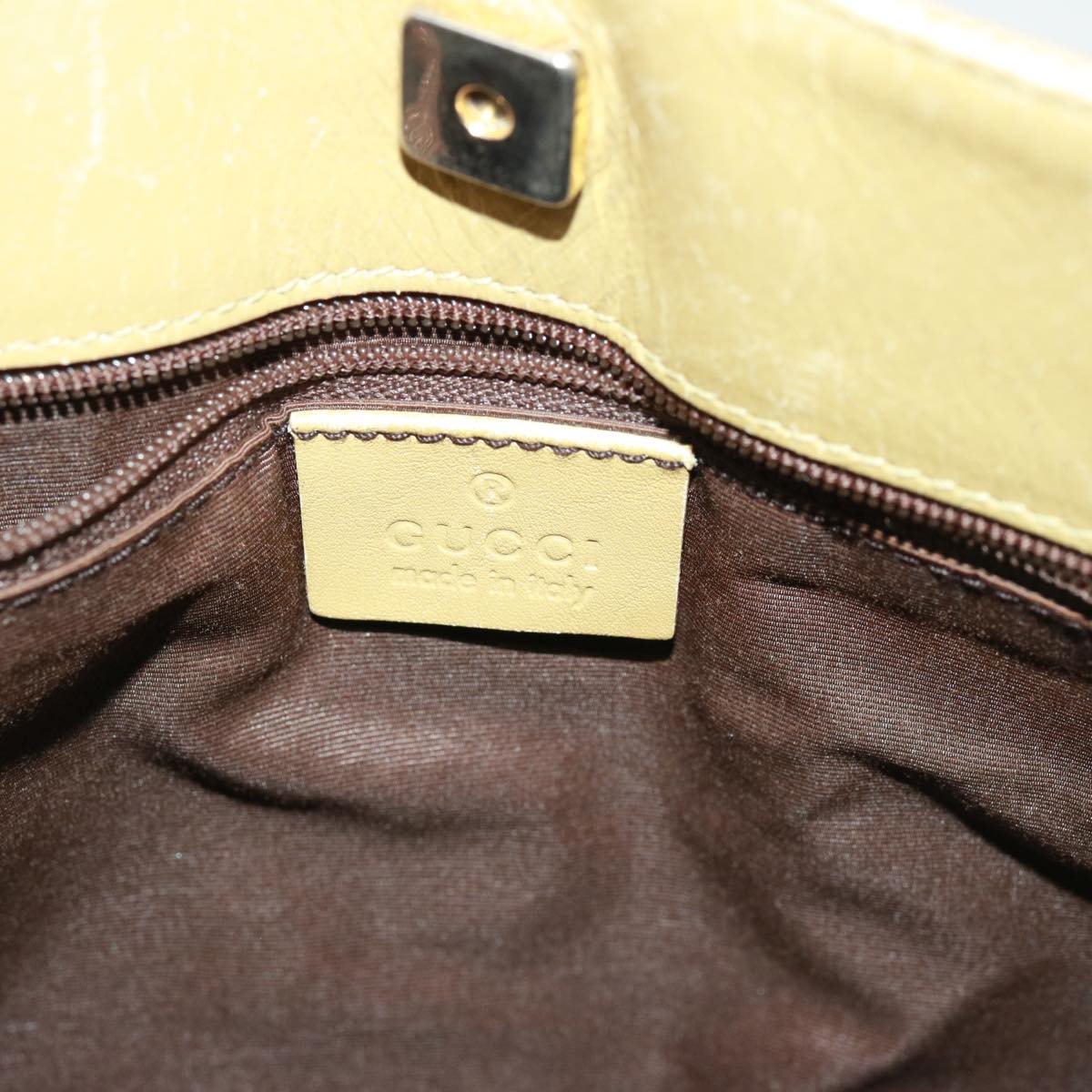 GUCCI GG Canvas Shoulder Bag Beige 91762 79100