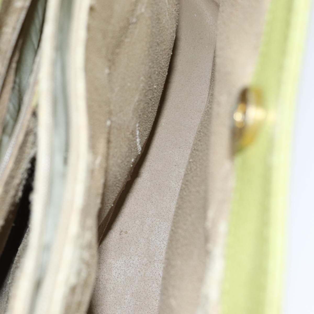GUCCI Bamboo Hand Bag Suede Green 002 123 0260 79157