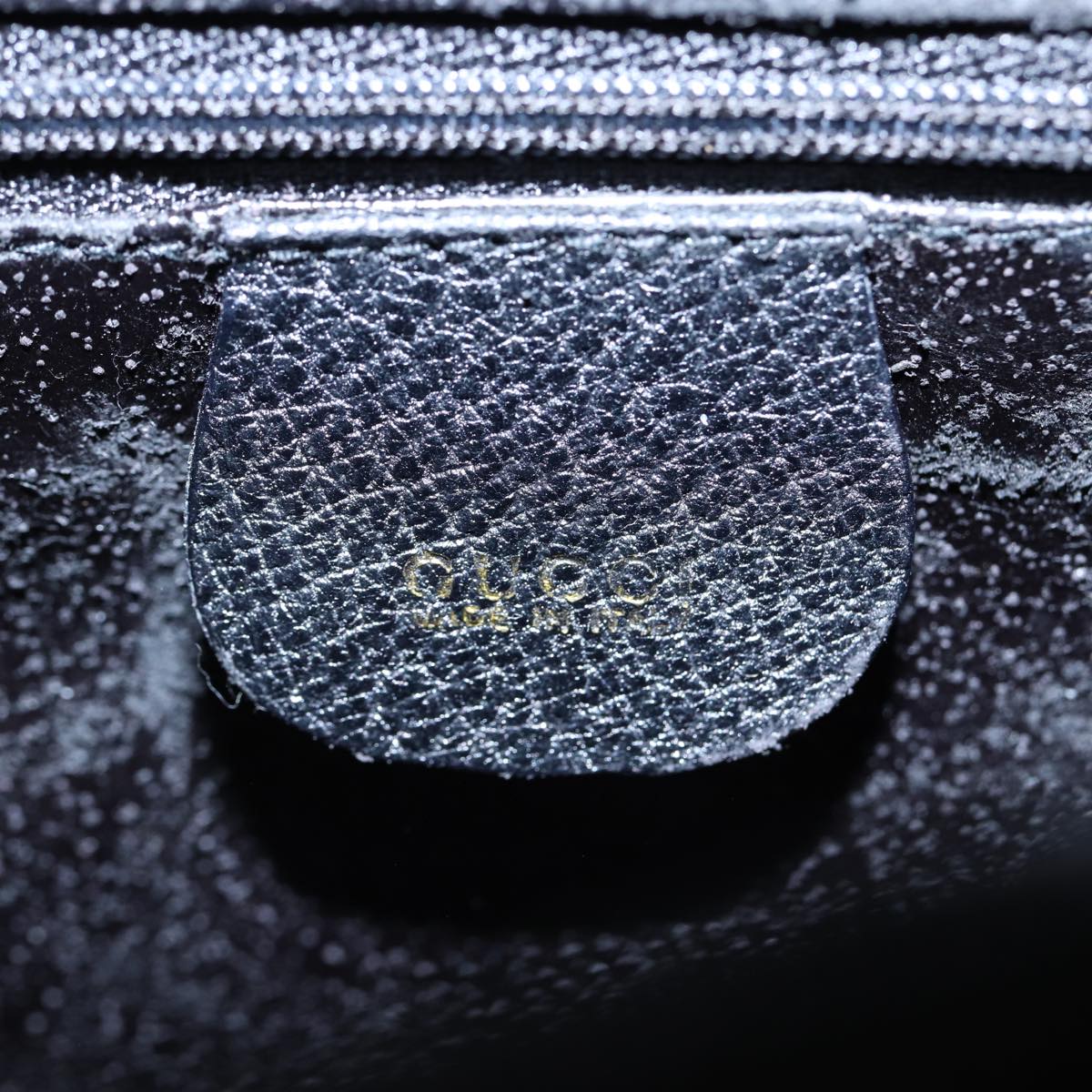 GUCCI Bamboo Hand Bag Leather Black 002 123 0260 79158