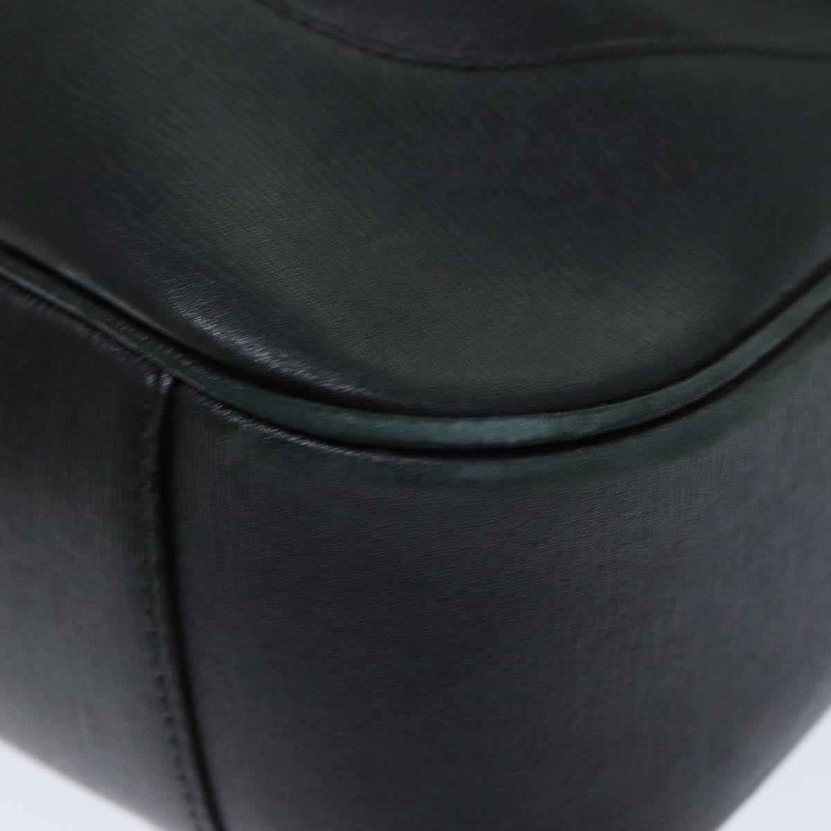 GUCCI Bamboo Hand Bag Leather Black 001 4058 79160