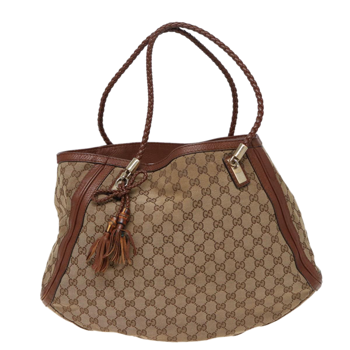 GUCCI GG Canvas Tote Bag Beige 269950 79166