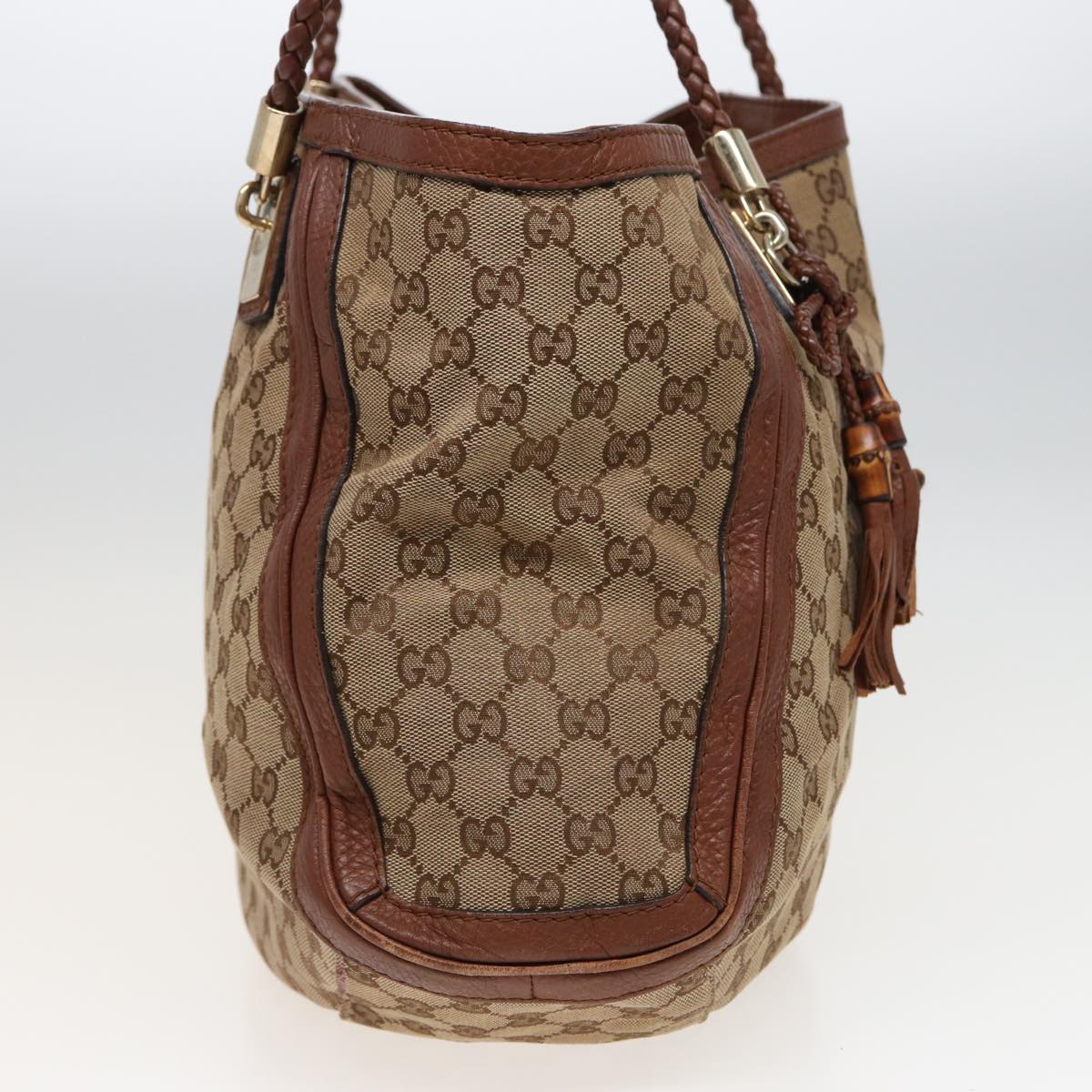 GUCCI GG Canvas Tote Bag Beige 269950 79166