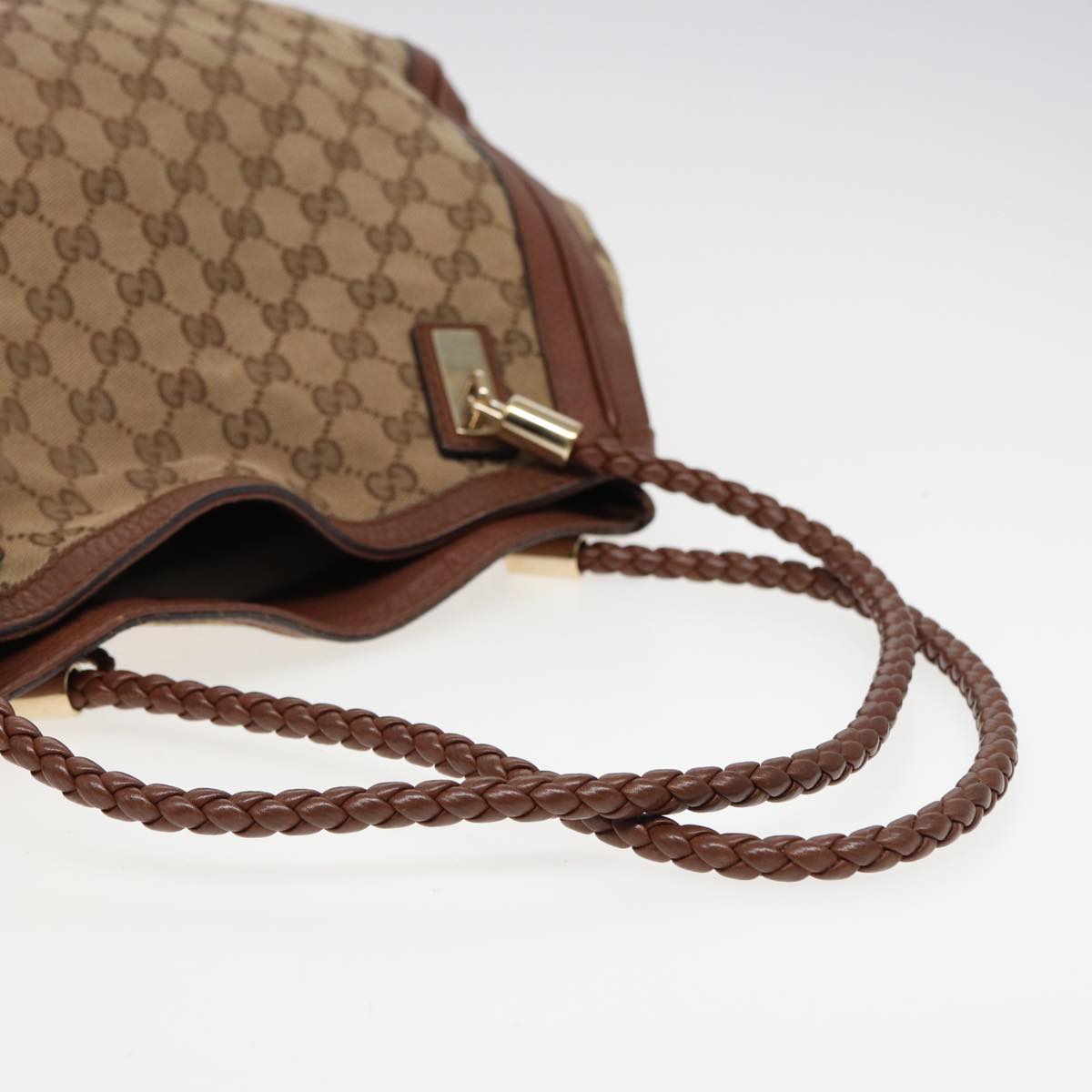 GUCCI GG Canvas Tote Bag Beige 269950 79166