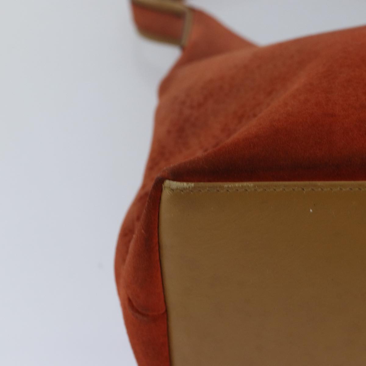 GUCCI Shoulder Bag Suede Orange 001 3386 79169