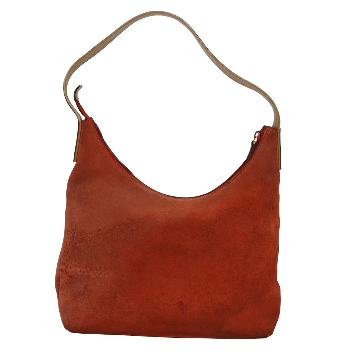 GUCCI Shoulder Bag Suede Orange 001 3386 79169