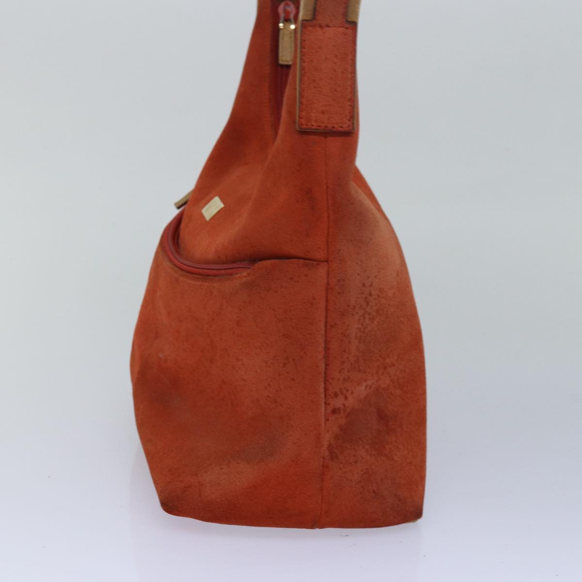 GUCCI Shoulder Bag Suede Orange 001 3386 79169