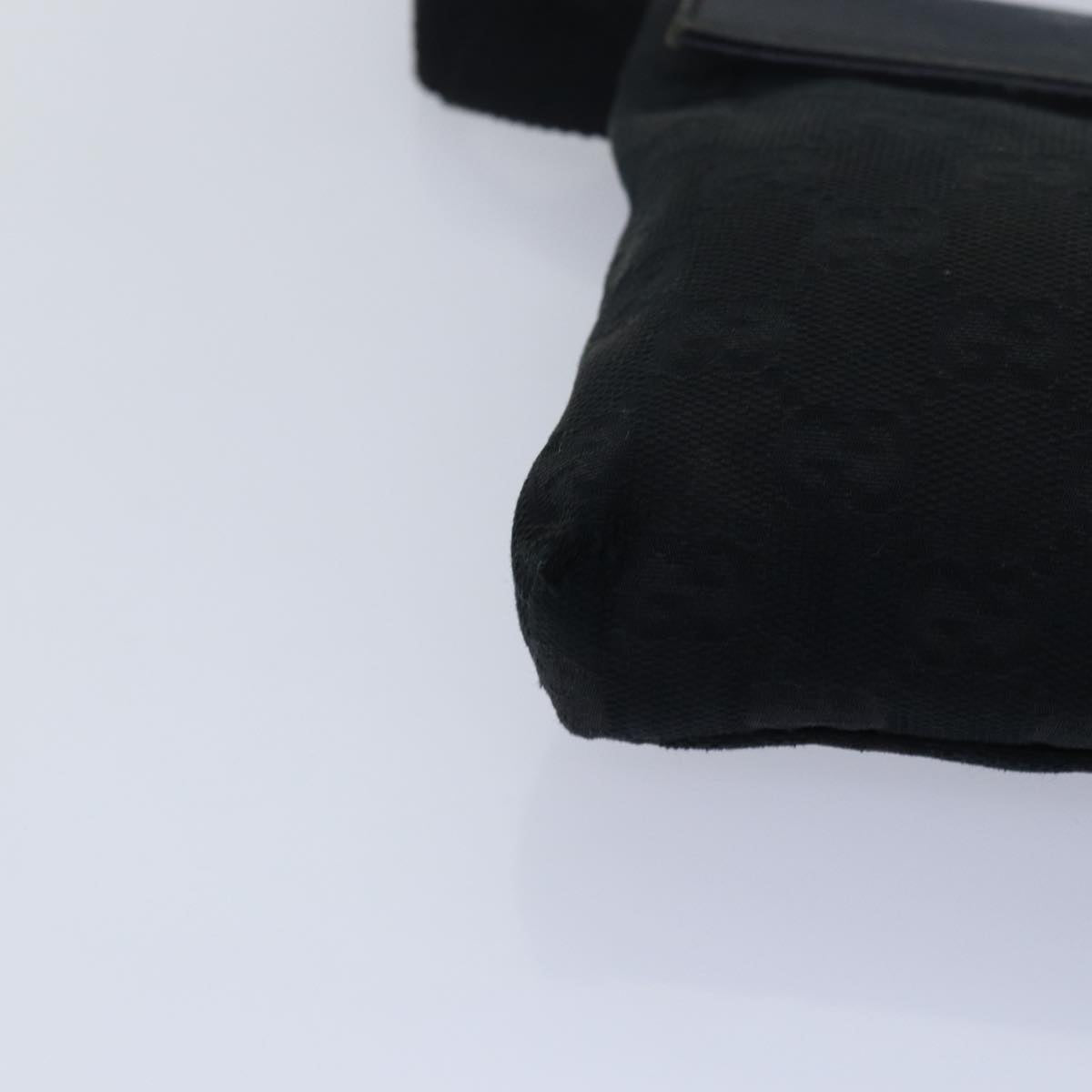 GUCCI GG Canvas Waist bag Black 28566 79171