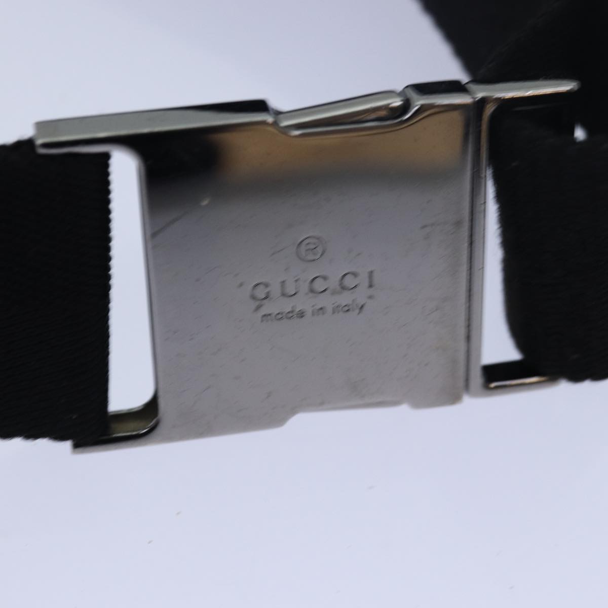 GUCCI GG Canvas Waist bag Black 28566 79171