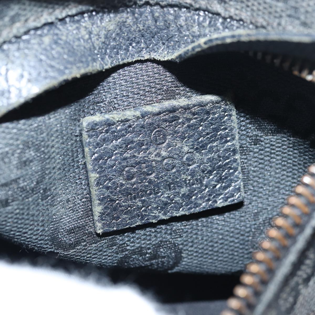 GUCCI GG Canvas Waist bag Black 28566 79171