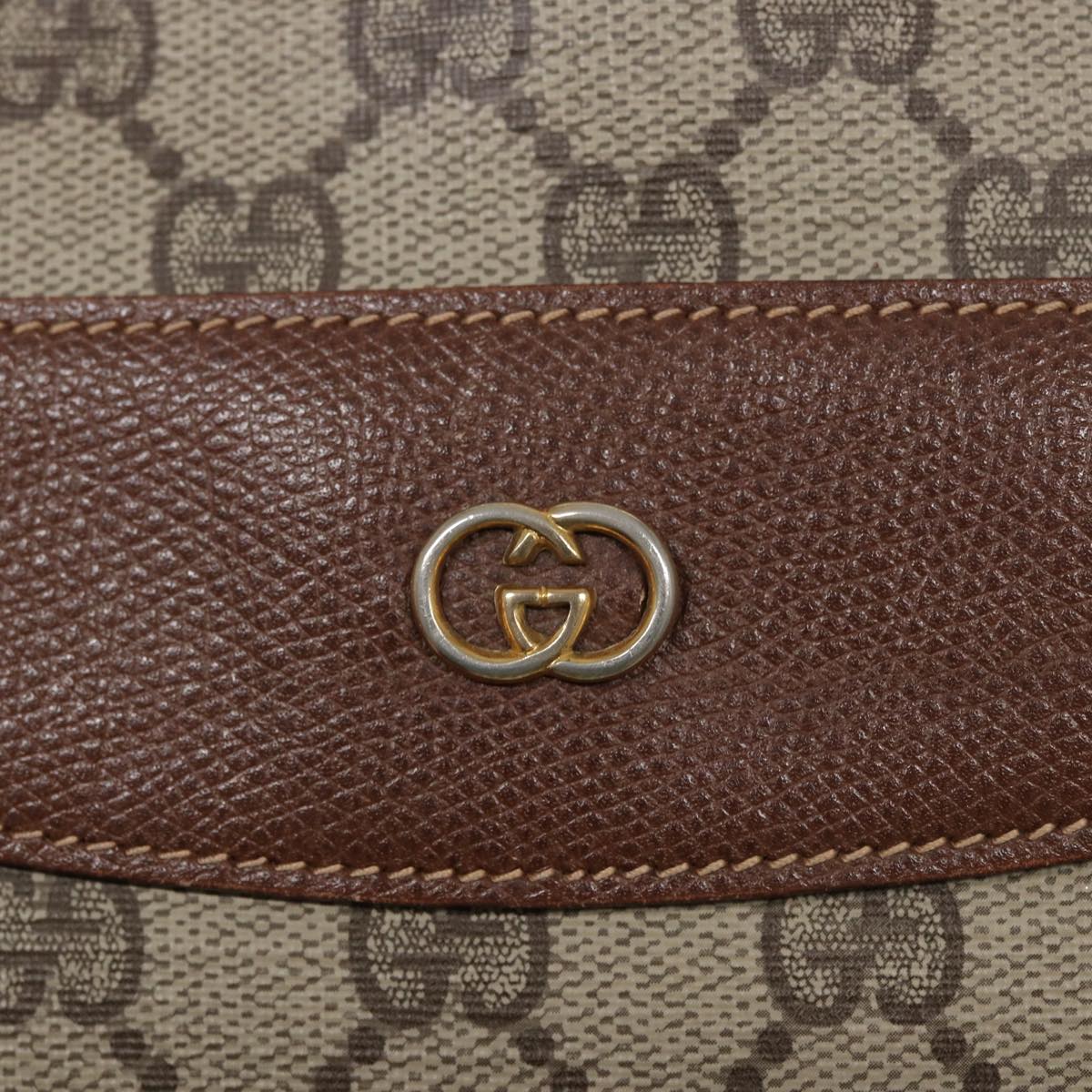 GUCCI GG Supreme Tote Bag PVC Leather Beige 002 123 6130 4021 79172