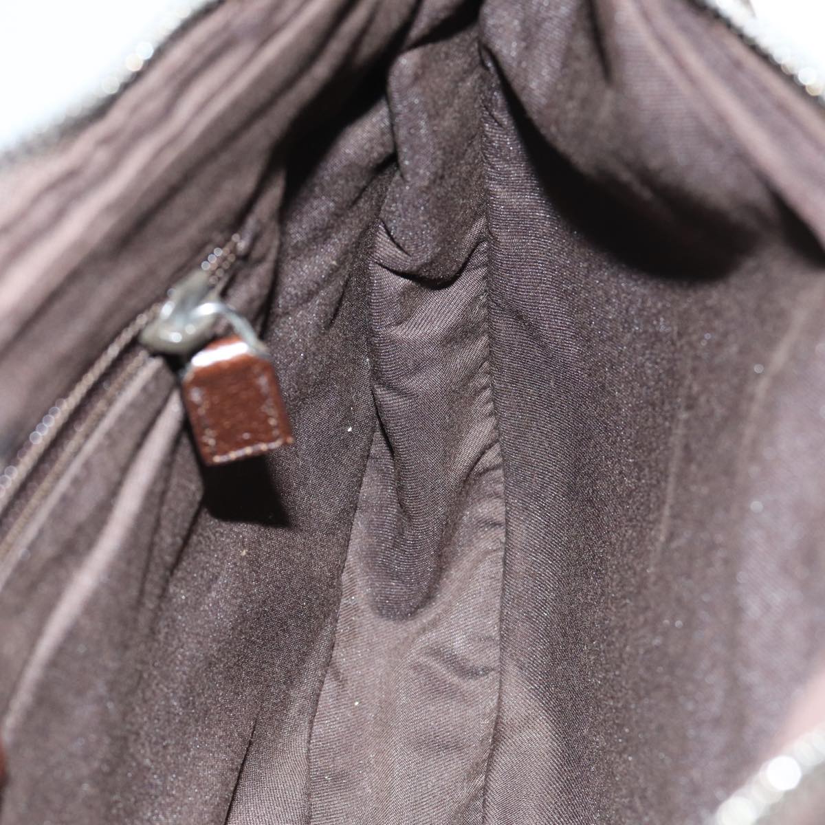 GUCCI GG Canvas Shoulder Bag Beige Brown 122790 79174
