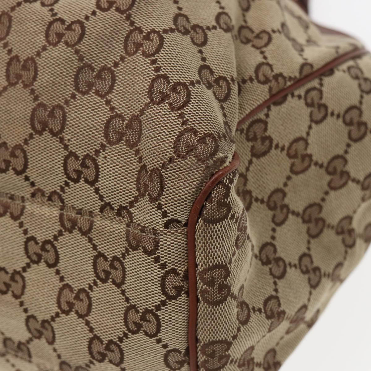 GUCCI GG Canvas Hand Bag Beige 211944 79175