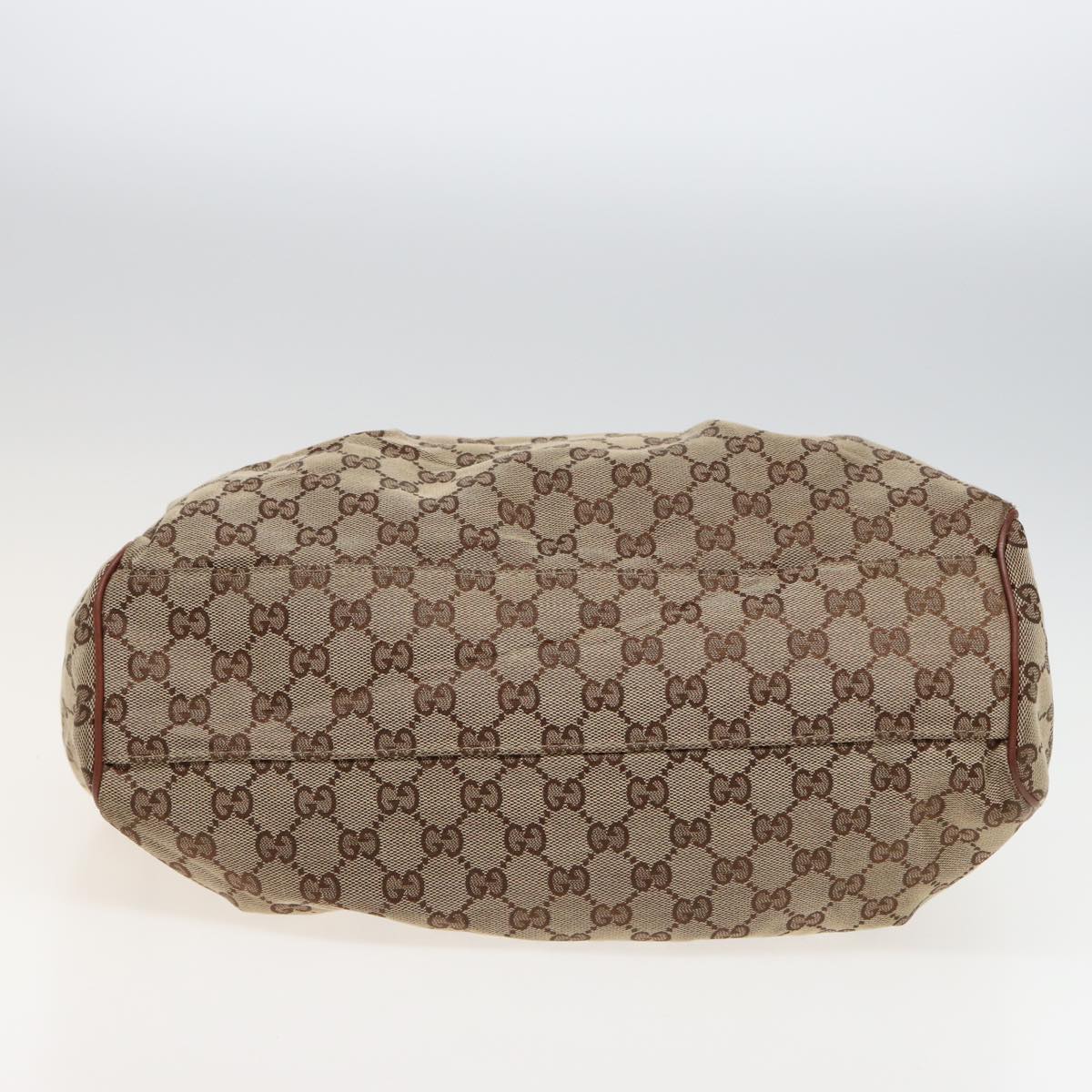 GUCCI GG Canvas Hand Bag Beige 211944 79175