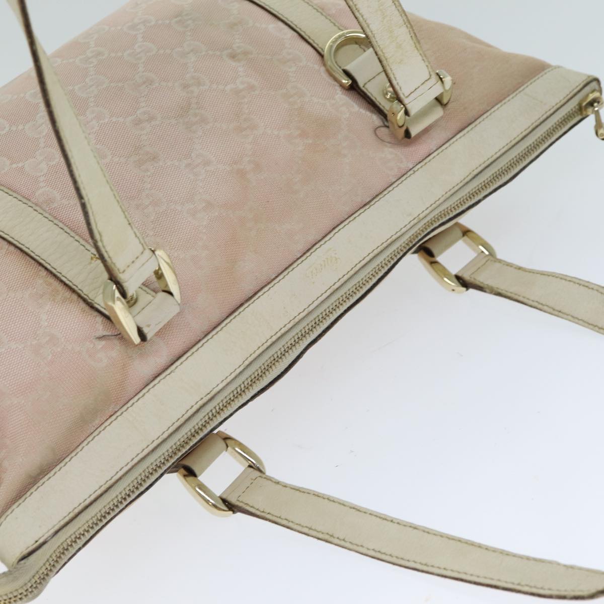 GUCCI GG Canvas Tote Bag Pink 141470 79177