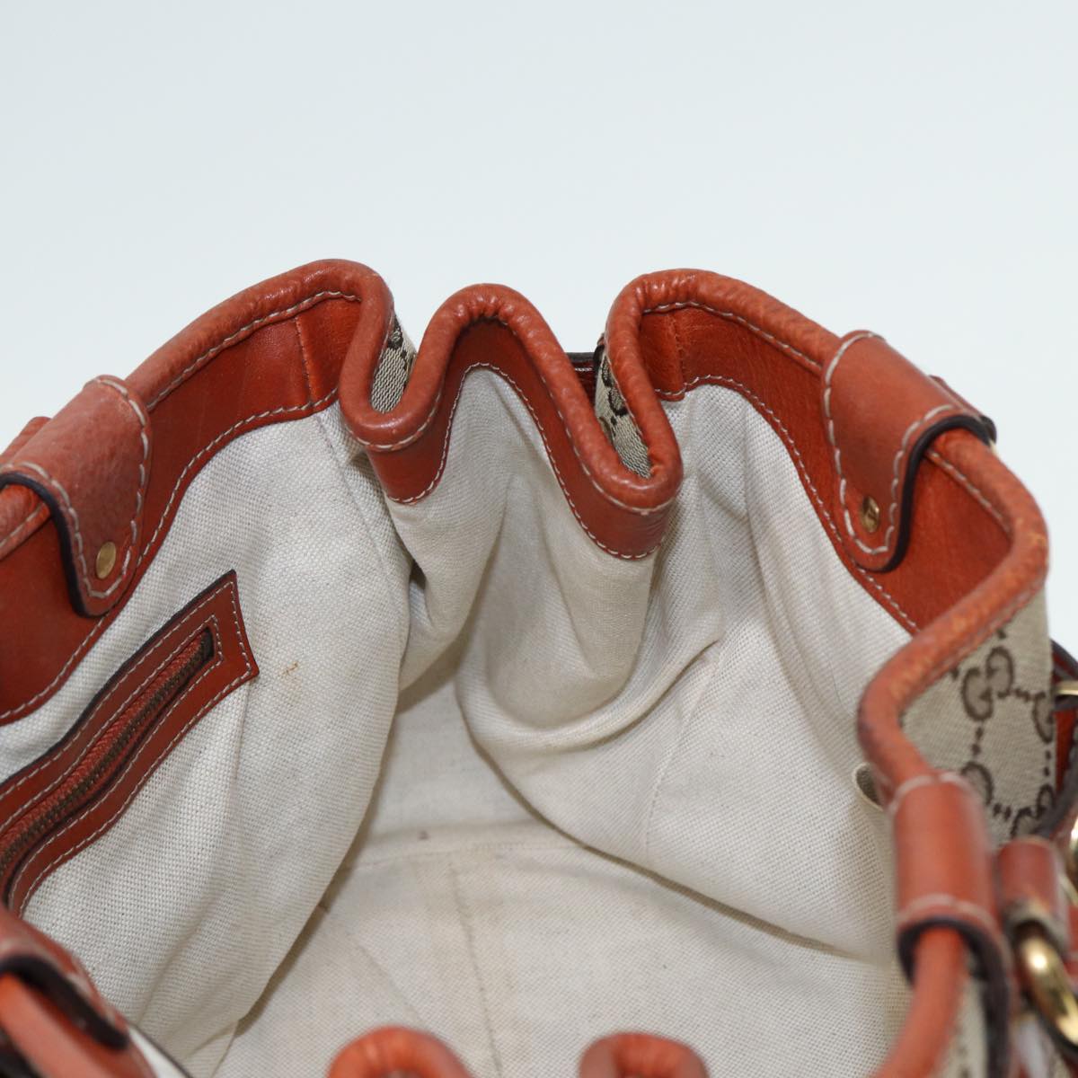 GUCCI GG Canvas Hand Bag Beige 247183 79179