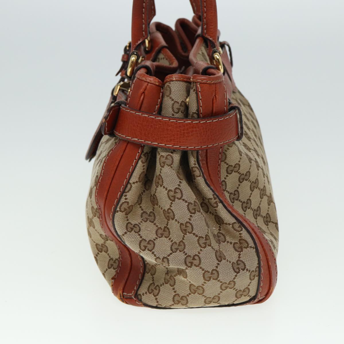 GUCCI GG Canvas Hand Bag Beige 247183 79179