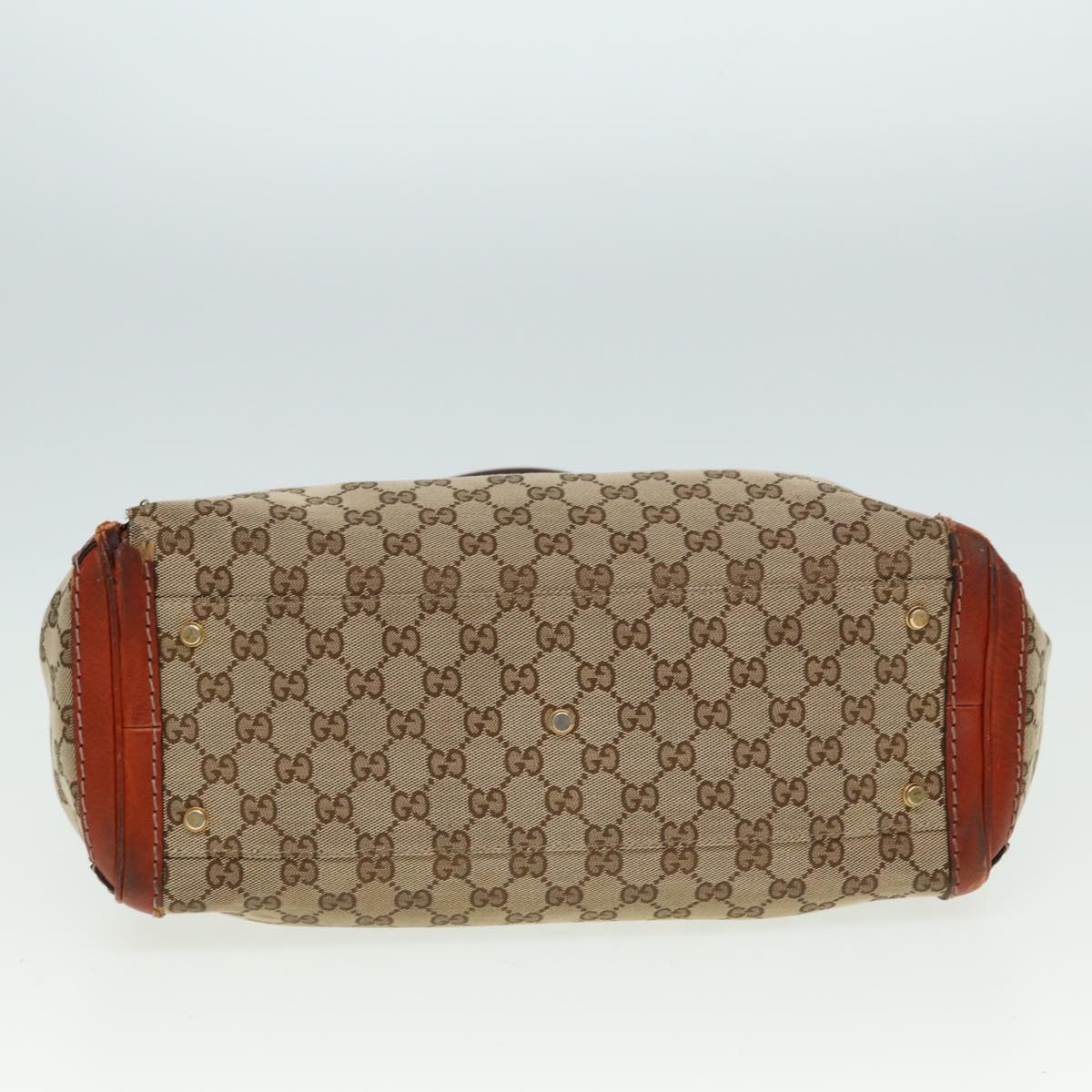 GUCCI GG Canvas Hand Bag Beige 247183 79179