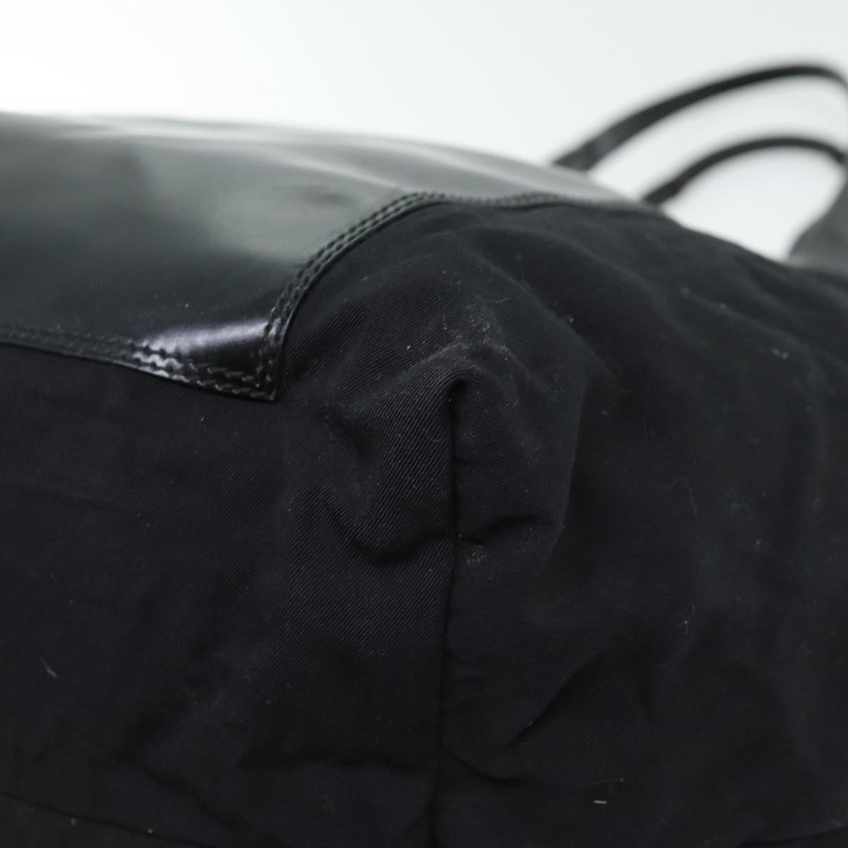 GUCCI Tote Bag Leather Canvas Black 019 2058 79287