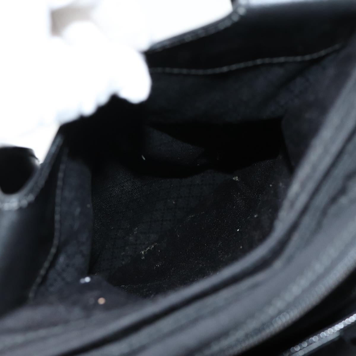 GUCCI Tote Bag Leather Canvas Black 019 2058 79287