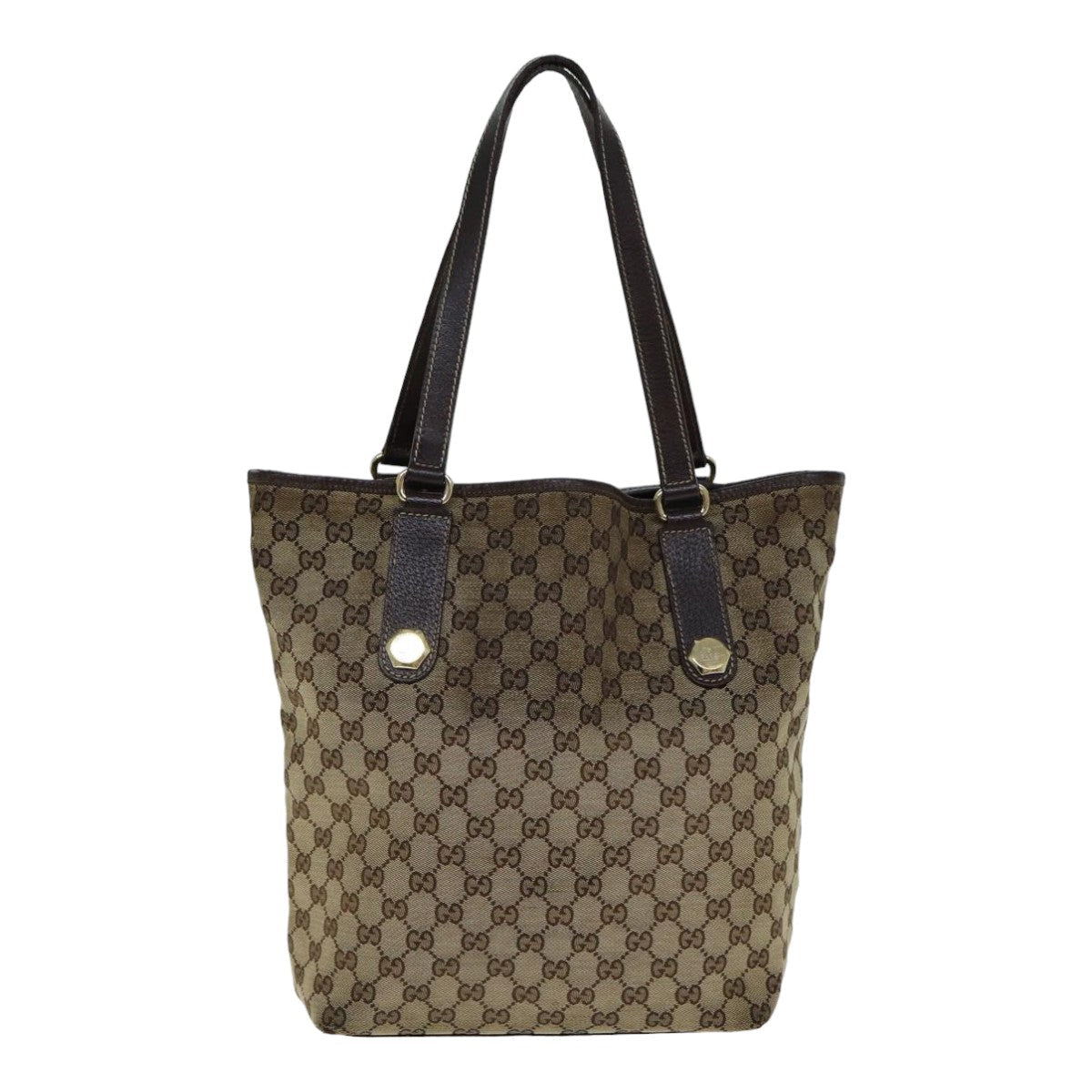 GUCCI GG Canvas Tote Bag Beige 158009 79289