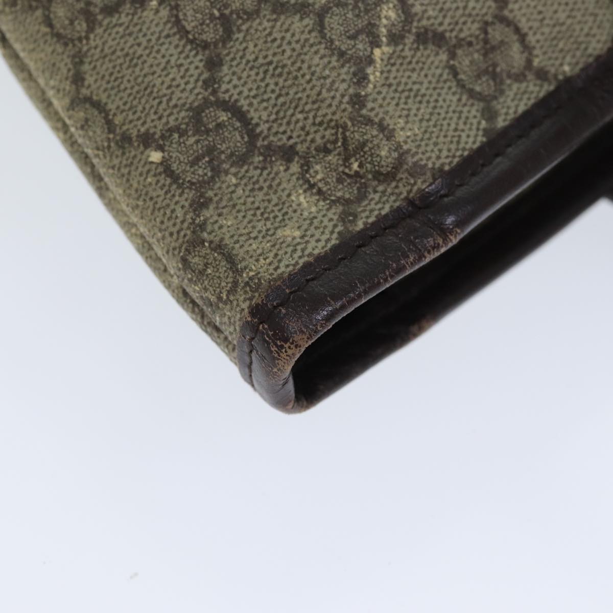 GUCCI GG Supreme Tote Bag PVC Leather Beige Brown 181086 79290