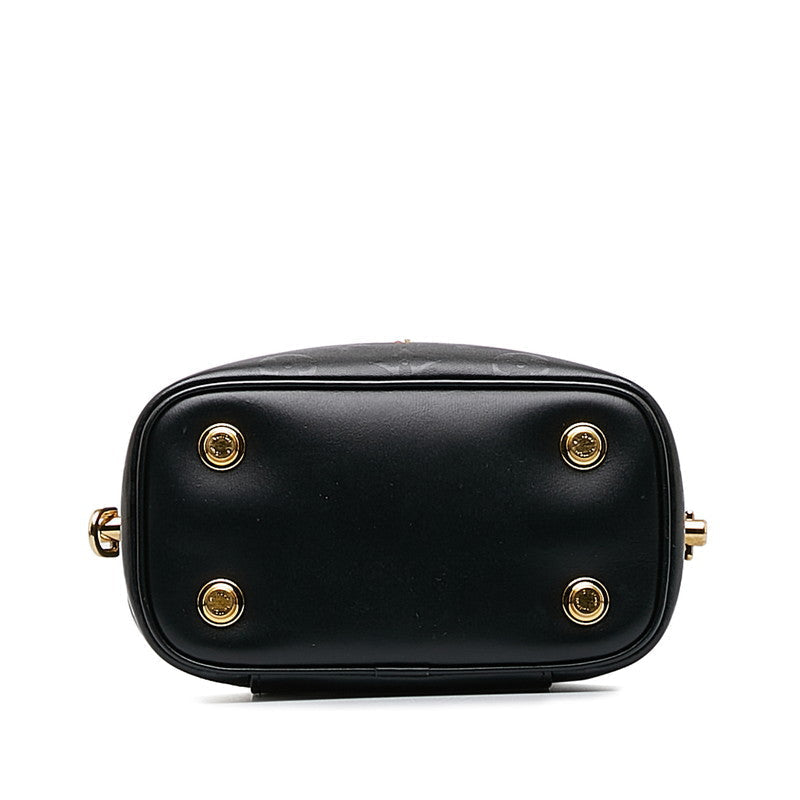 Louis Vuitton Monogram Ink Vanity PM Vanity Bag Shoulder Bag 2WAY M57118 Noir Black Leather  Louis Vuitton
