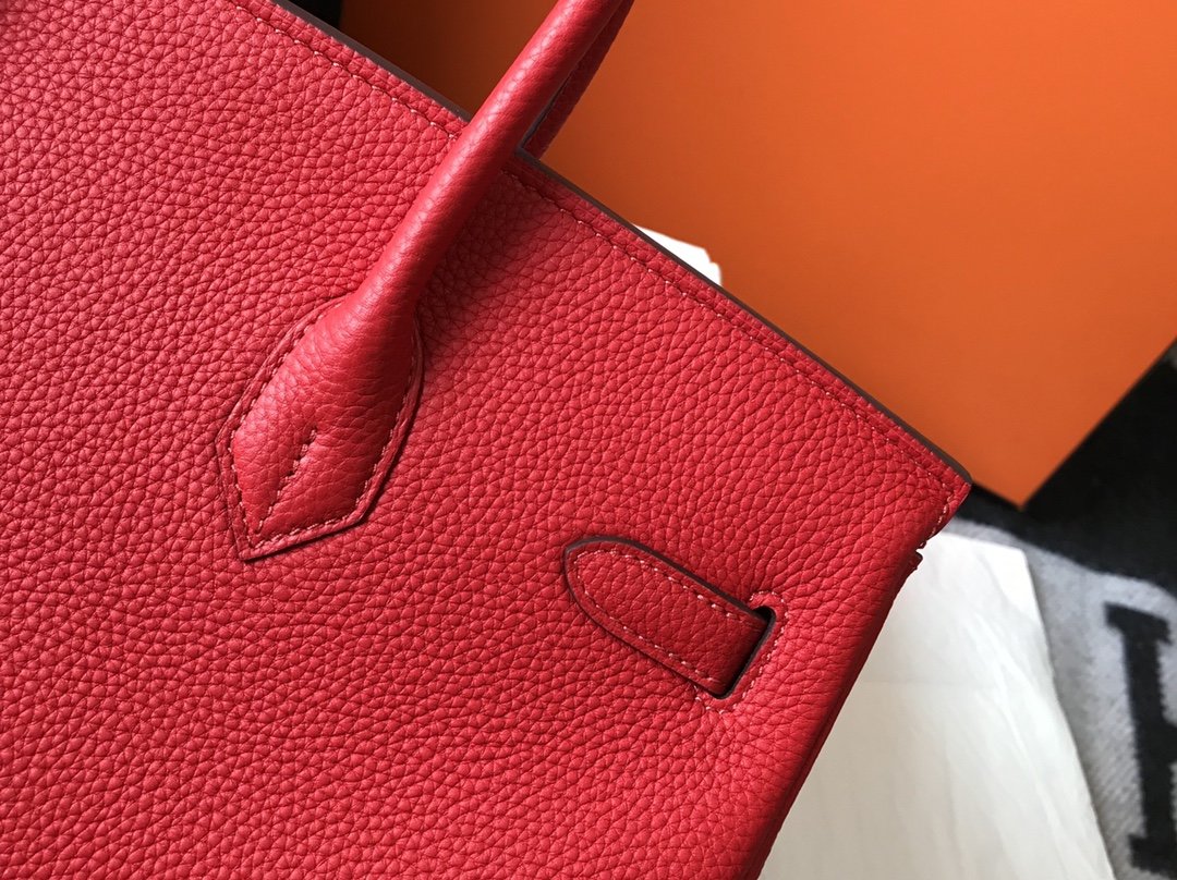 GLAMI Birkin Rouge De Coeur Red Epsom Gold Hardware Bag For Women, Handbags, Shoulder Bags 30cm/12in