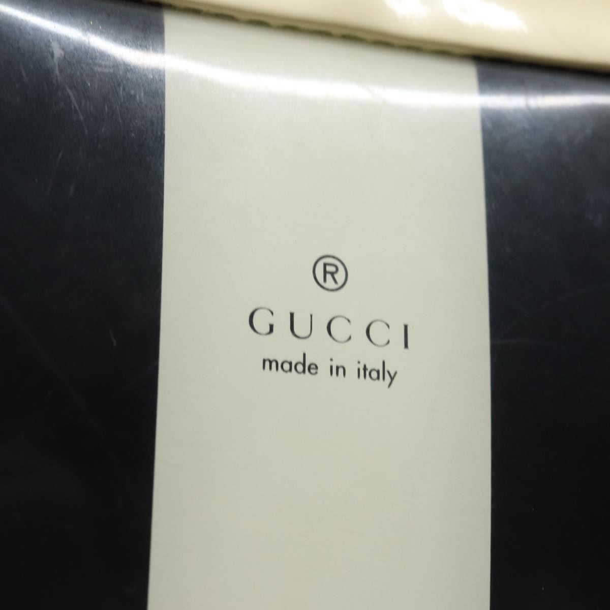 GUCCI Shoulder Bag Canvas Black White 001 4231 79373