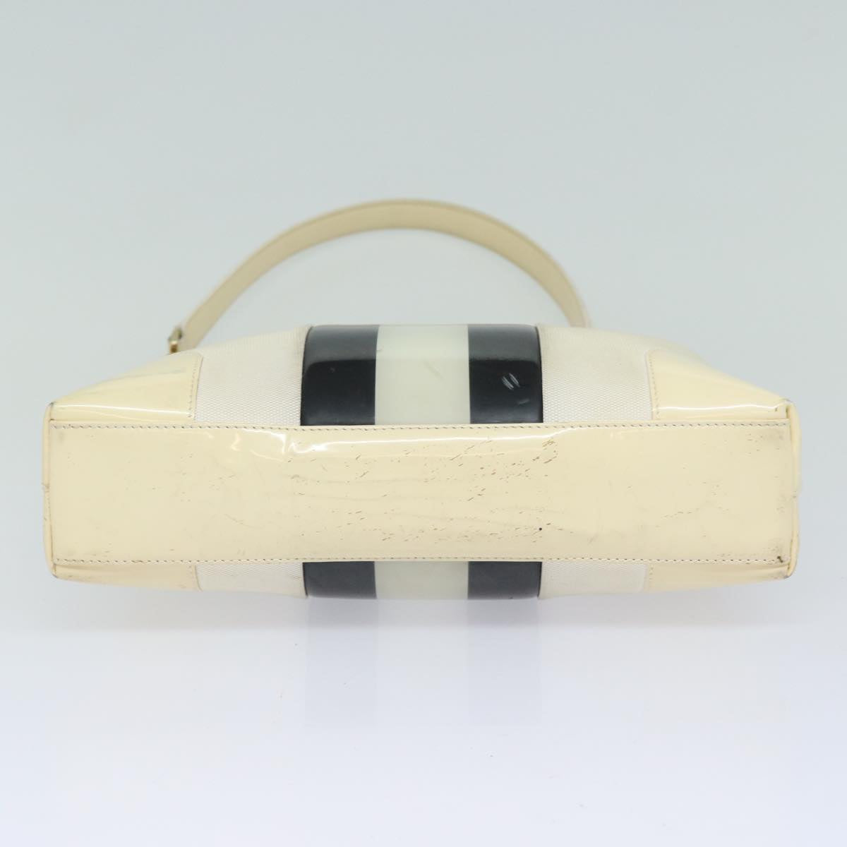 GUCCI Shoulder Bag Canvas Black White 001 4231 79373