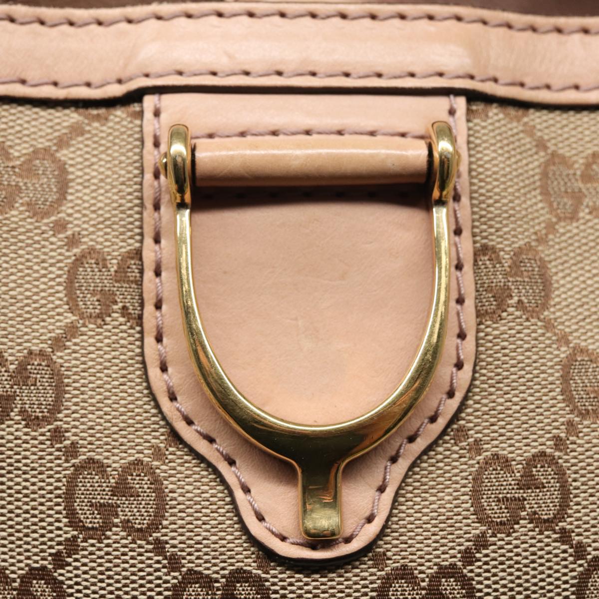 GUCCI GG Canvas Tote Bag Beige 308604 79390