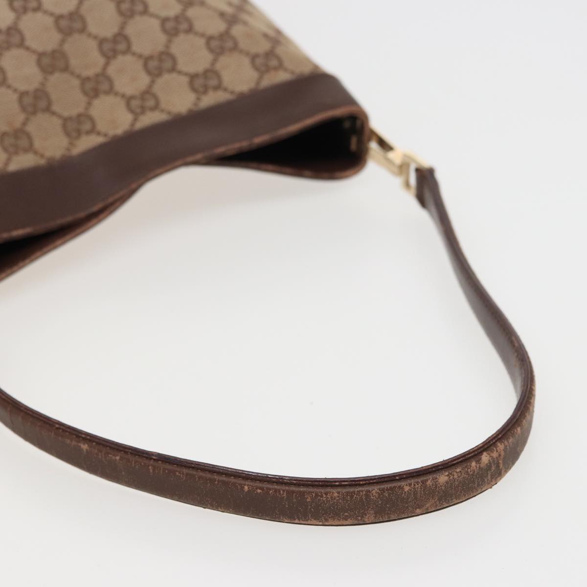 GUCCI GG Canvas Shoulder Bag Beige 001 4231 79419