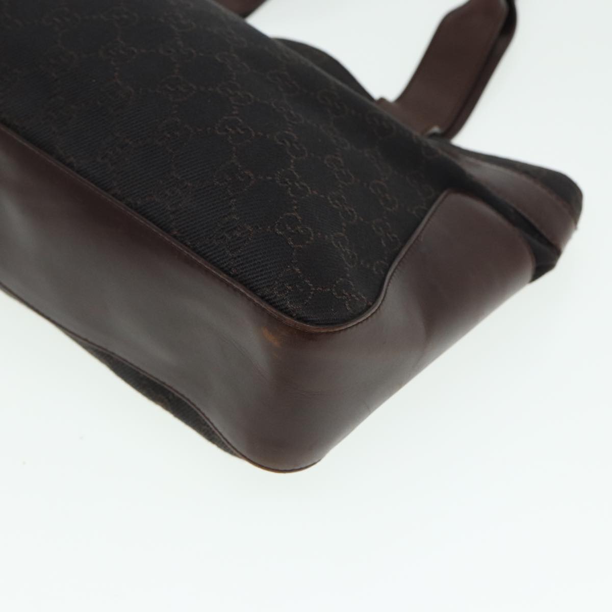 GUCCI GG Canvas Tote Bag Brown 73983 79445