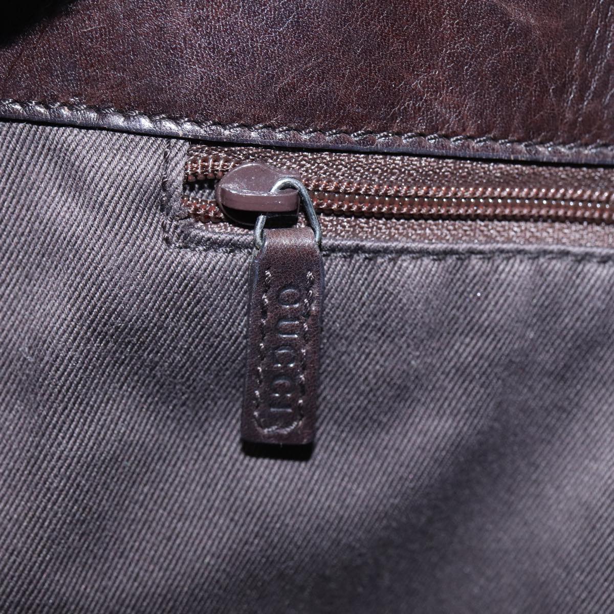 GUCCI GG Canvas Tote Bag Brown 73983 79445