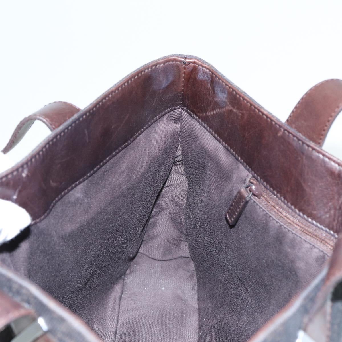 GUCCI GG Canvas Tote Bag Brown 73983 79445