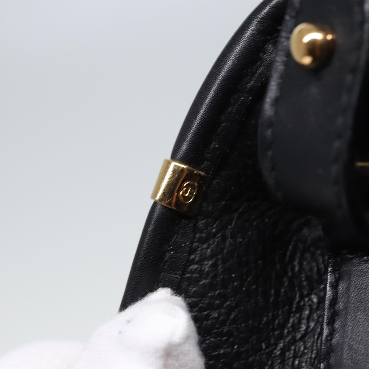 GUCCI Hand Bag Leather 2way Black 015 14 0801 79457