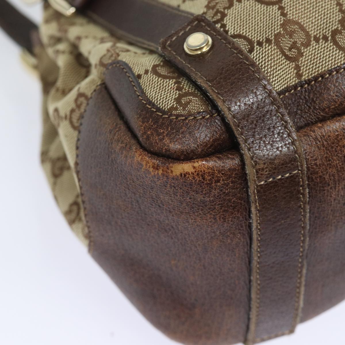 GUCCI GG Canvas Tote Bag Beige 130736 79459