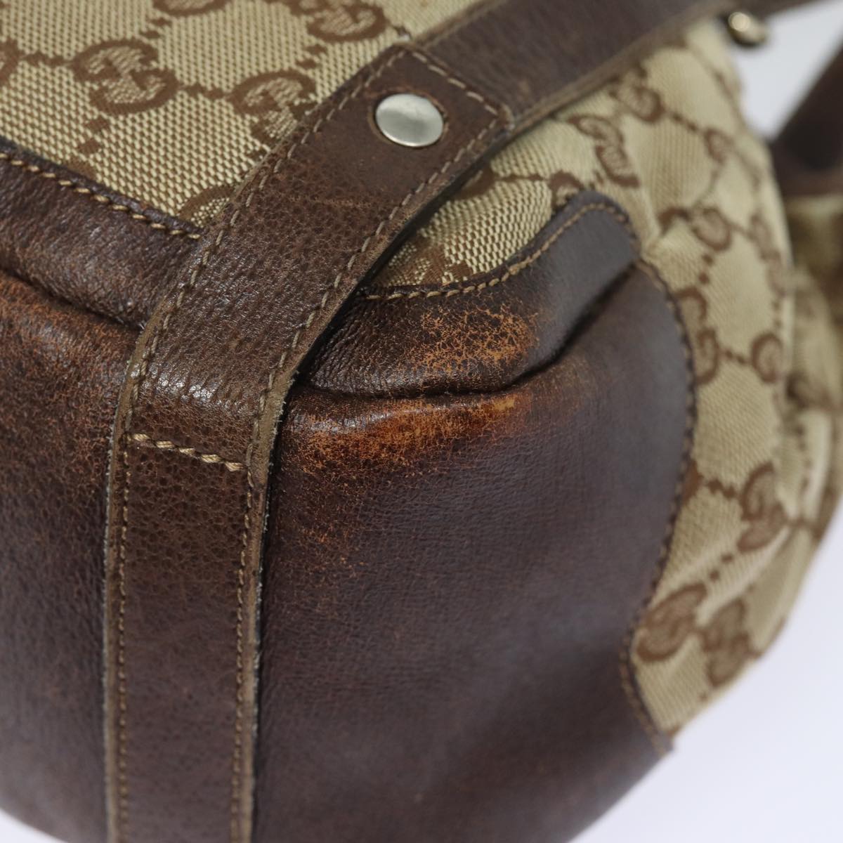 GUCCI GG Canvas Tote Bag Beige 130736 79459