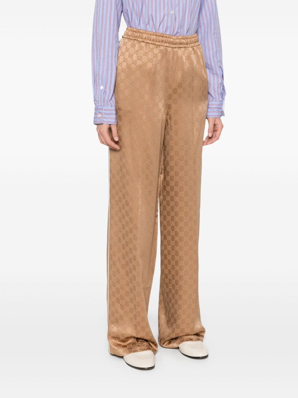 GUCCI Jacquard GG Women's Trousers - FW24 Collection