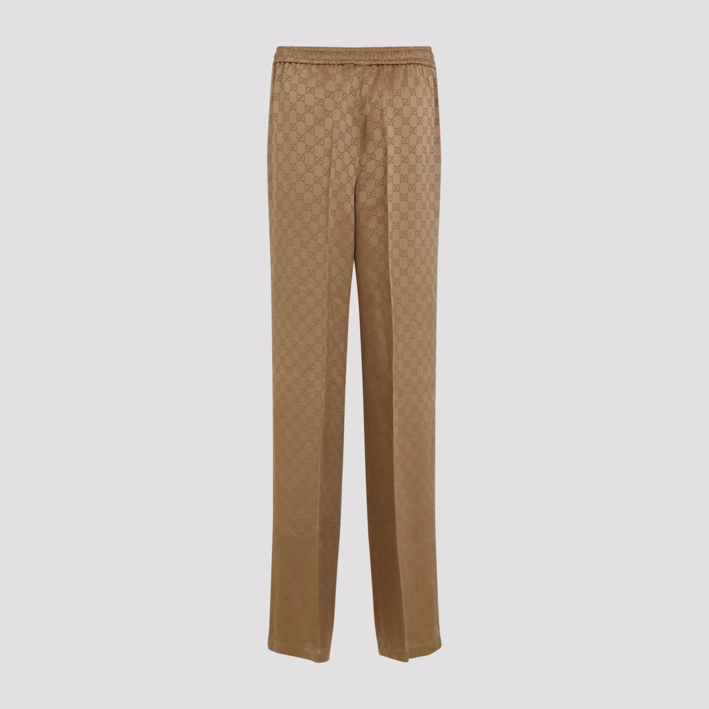 GUCCI Jacquard Trousers with Adjustable Drawstring Waist