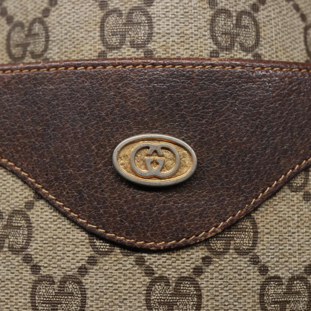 GUCCI GG Supreme Tote Bag PVC Leather Beige 378 02 003 79501