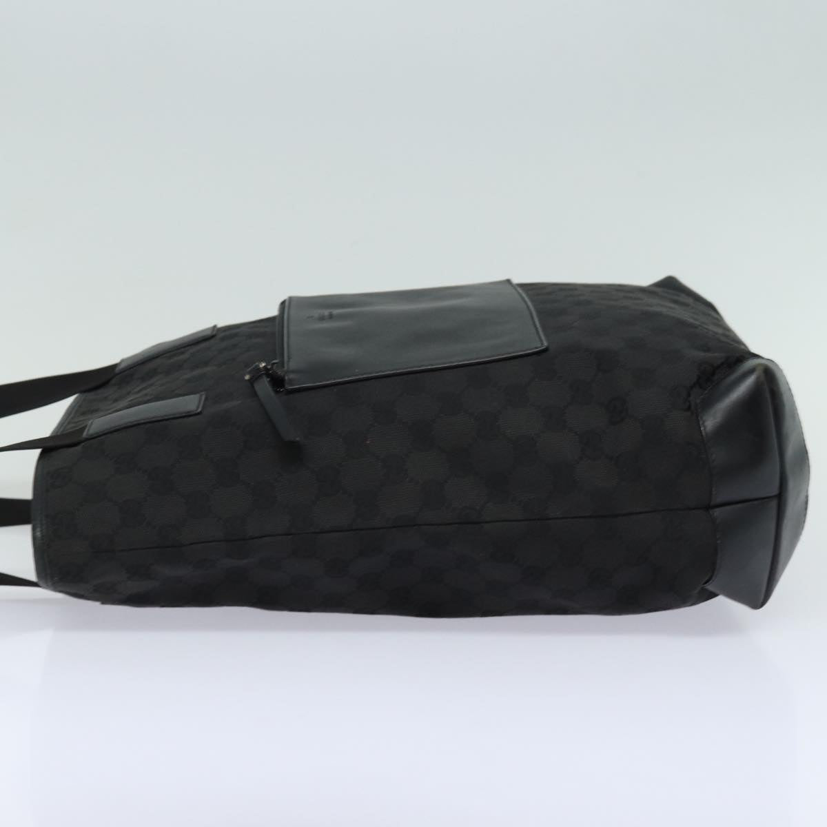 GUCCI GG Canvas Tote Bag Black 28892 79508