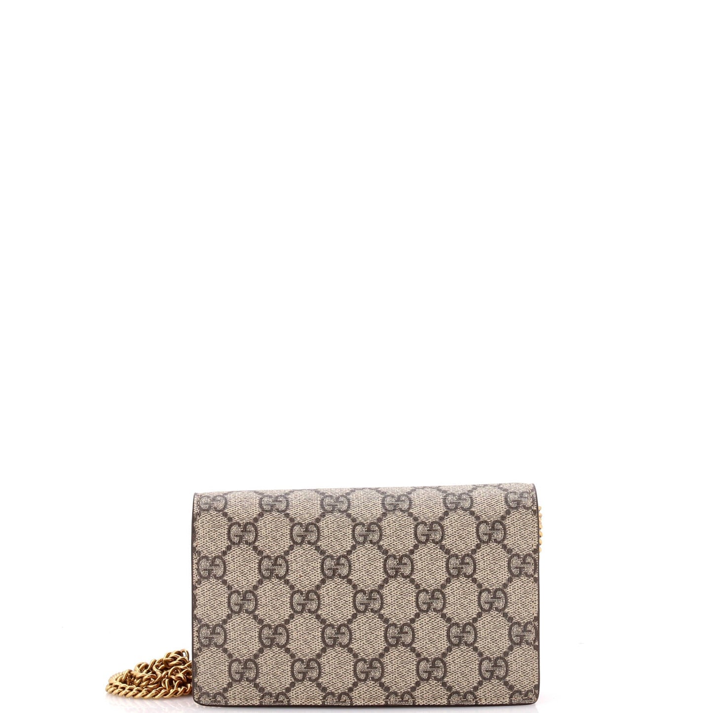 Cherries Wallet on Chain GG Coated Canvas Mini