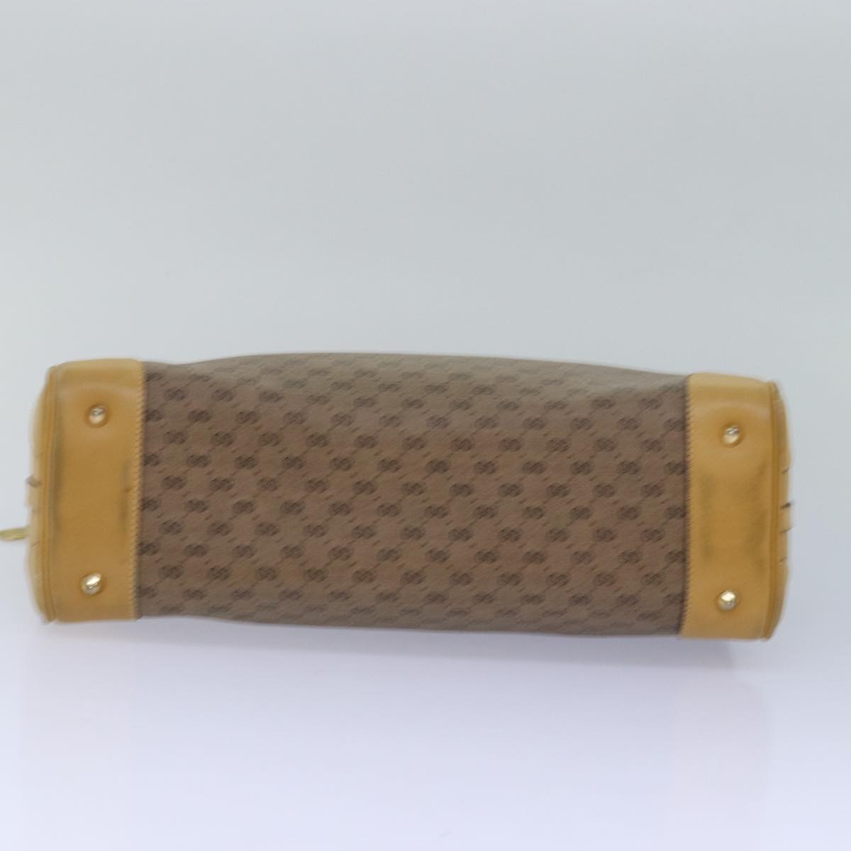 GUCCI Micro GG Supreme Hand Bag PVC Leather Beige 000 106 1325 79521