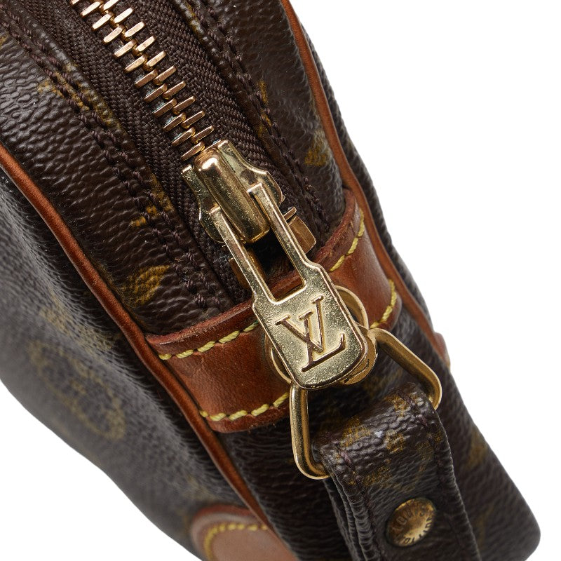 Louis Vuitton Monogram Marly Dragon PM Second Bag M51827 Brown PVC Leather  Louis Vuitton