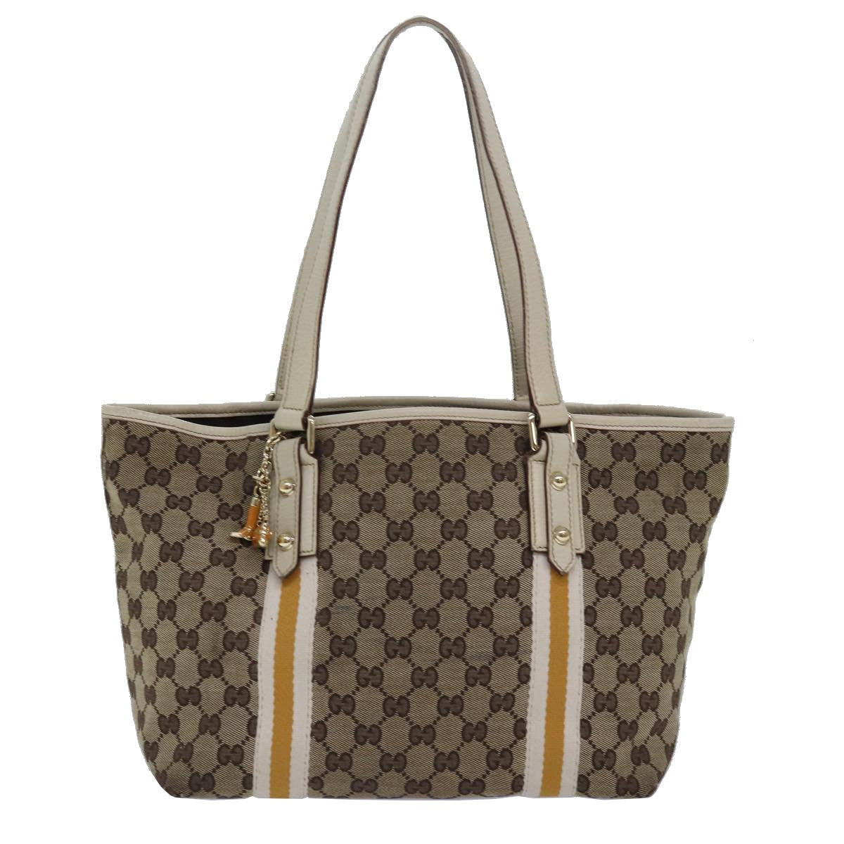 GUCCI GG Canvas Tote Bag Beige 137396 79542