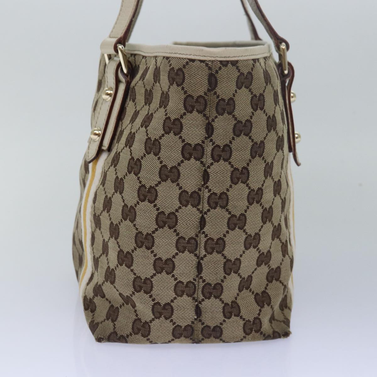GUCCI GG Canvas Tote Bag Beige 137396 79542