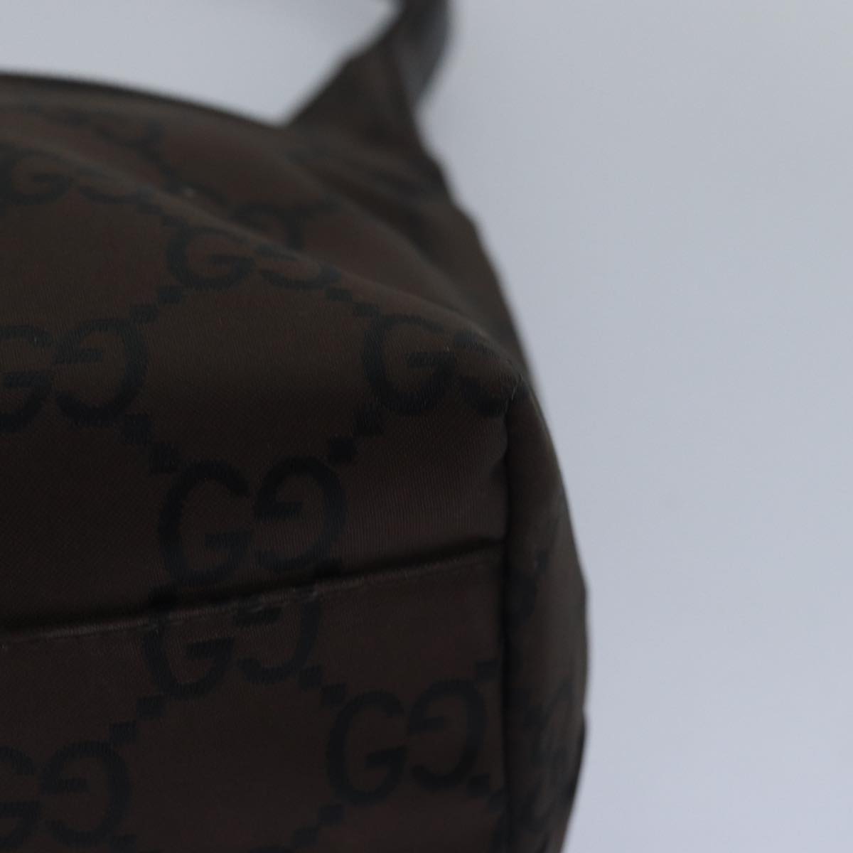 GUCCI GG Canvas Shoulder Bag Brown 001 3386 79587