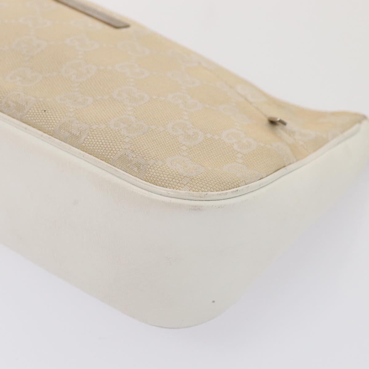 GUCCI Bamboo GG Canvas Hand Bag Beige 001 3865 79596