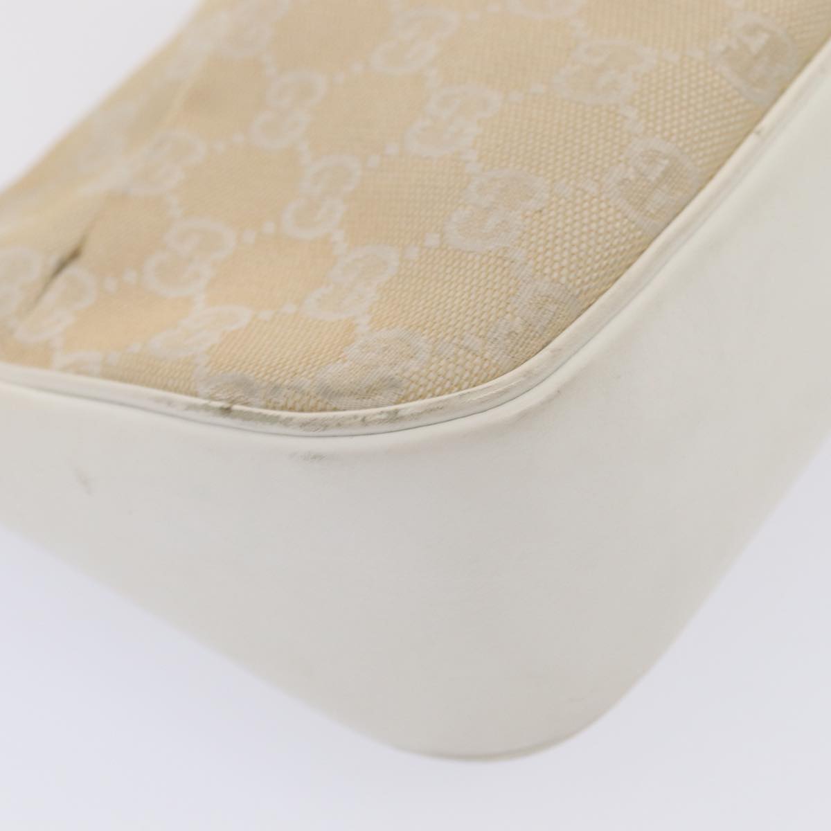 GUCCI Bamboo GG Canvas Hand Bag Beige 001 3865 79596
